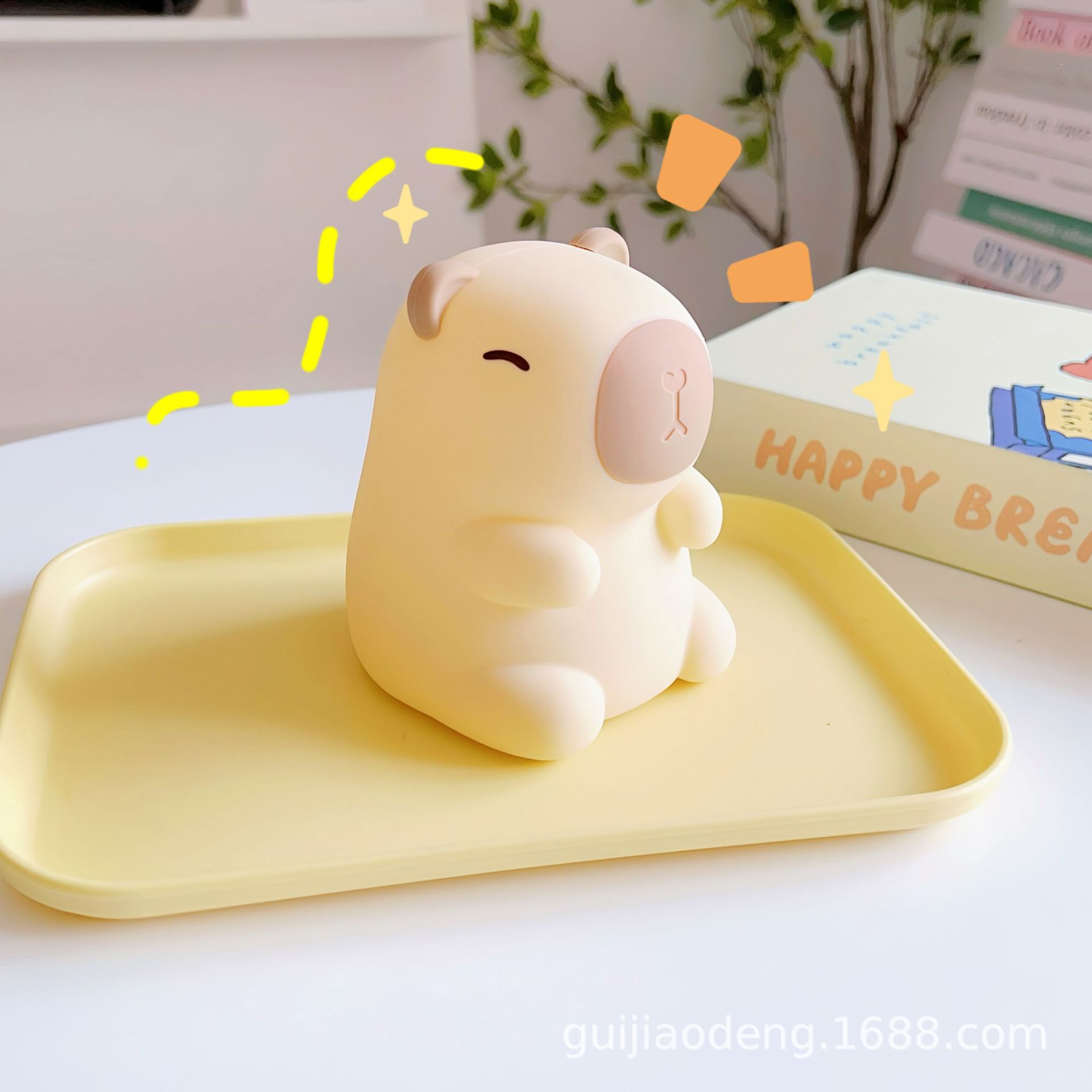 Đèn ngủ hình capybara - Ảnh 2